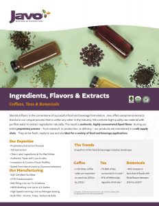 Javo Ingredients, Flavors & Extracts